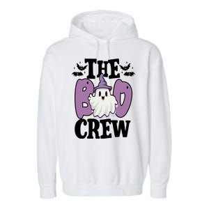 The Boo Crew Cute Halloween Ghost Garment-Dyed Fleece Hoodie