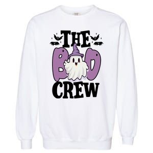 The Boo Crew Cute Halloween Ghost Garment-Dyed Sweatshirt