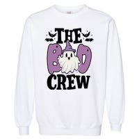 The Boo Crew Cute Halloween Ghost Garment-Dyed Sweatshirt