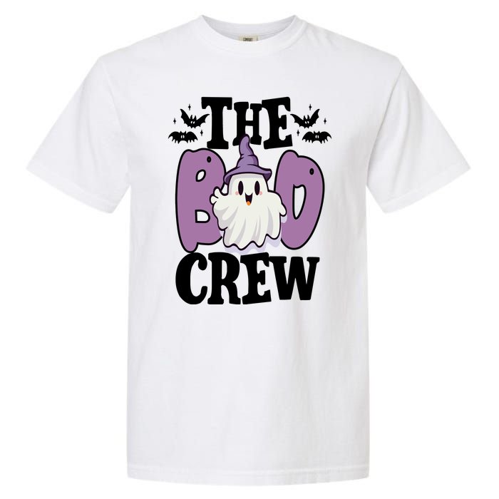 The Boo Crew Cute Halloween Ghost Garment-Dyed Heavyweight T-Shirt