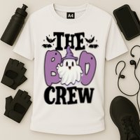 The Boo Crew Cute Halloween Ghost Cooling Performance Crew T-Shirt