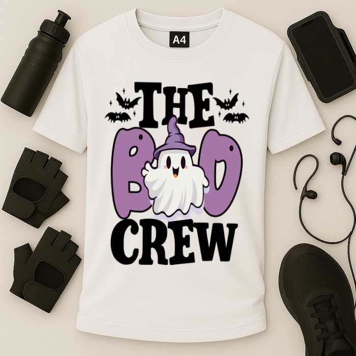 The Boo Crew Cute Halloween Ghost Cooling Performance Crew T-Shirt