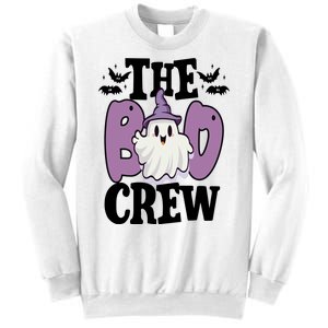 The Boo Crew Cute Halloween Ghost Sweatshirt