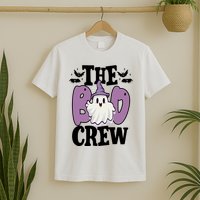 The Boo Crew Cute Halloween Ghost T-Shirt
