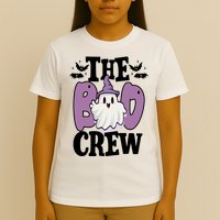 The Boo Crew Cute Halloween Ghost T-Shirt