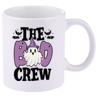 The Boo Crew Cute Halloween Ghost 11oz C Handle Ceramic Mug
