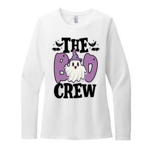 The Boo Crew Cute Halloween Ghost Womens CVC Long Sleeve Shirt