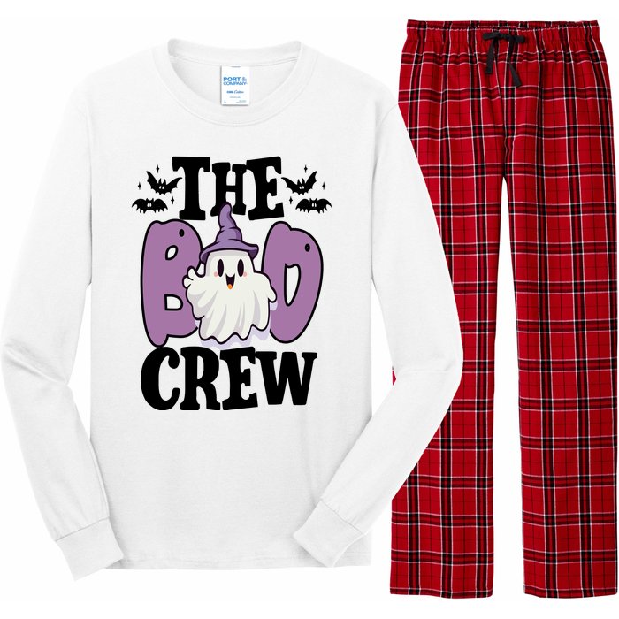 The Boo Crew Cute Halloween Ghost Long Sleeve Pajama Set