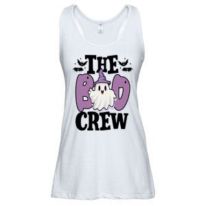 The Boo Crew Cute Halloween Ghost Ladies Essential Flowy Tank