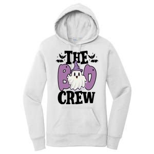 The Boo Crew Cute Halloween Ghost Women's Pullover Hoodie