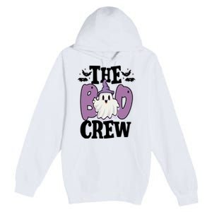 The Boo Crew Cute Halloween Ghost Premium Pullover Hoodie