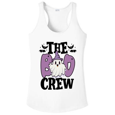 The Boo Crew Cute Halloween Ghost Ladies PosiCharge Competitor Racerback Tank