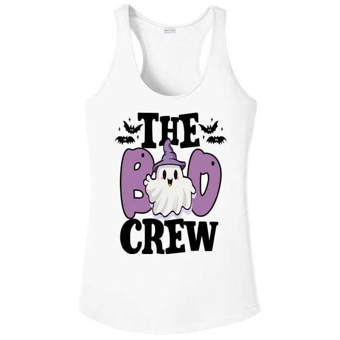 The Boo Crew Cute Halloween Ghost Ladies PosiCharge Competitor Racerback Tank