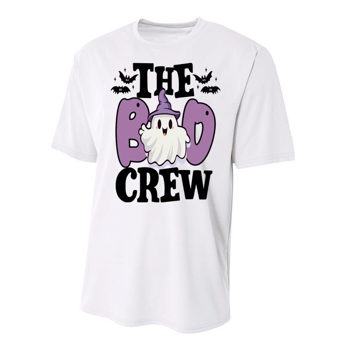 The Boo Crew Cute Halloween Ghost Performance Sprint T-Shirt