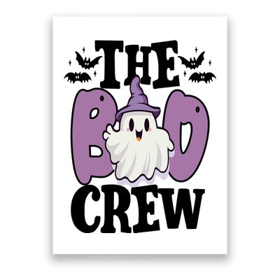 The Boo Crew Cute Halloween Ghost Poster