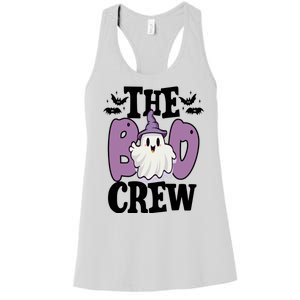 The Boo Crew Cute Halloween Ghost Women's Racerback Tank