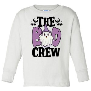 The Boo Crew Cute Halloween Ghost Toddler Long Sleeve Shirt