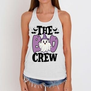 The Boo Crew Cute Halloween Ghost Women's Knotted Racerback Tank