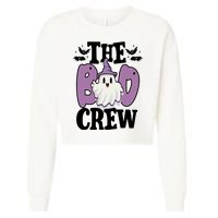 The Boo Crew Cute Halloween Ghost Cropped Pullover Crew