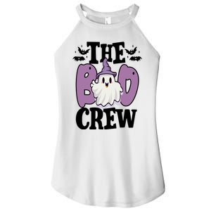 The Boo Crew Cute Halloween Ghost Women's Perfect Tri Rocker Tank