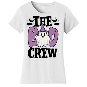 The Boo Crew Cute Halloween Ghost Women's T-Shirt