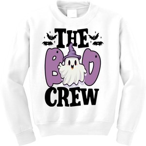 The Boo Crew Cute Halloween Ghost Kids Sweatshirt