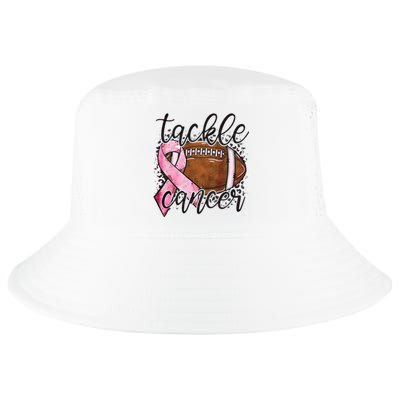 Tackle Breast Cancer Football Pink Ribbon Awareness Cool Comfort Performance Bucket Hat