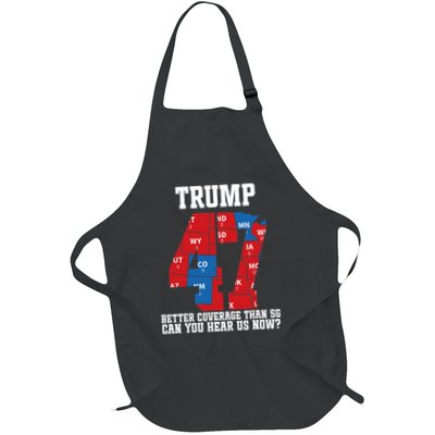 Trump Better Coverage Than 5g Can You Hear Us Now Usa Map Apron