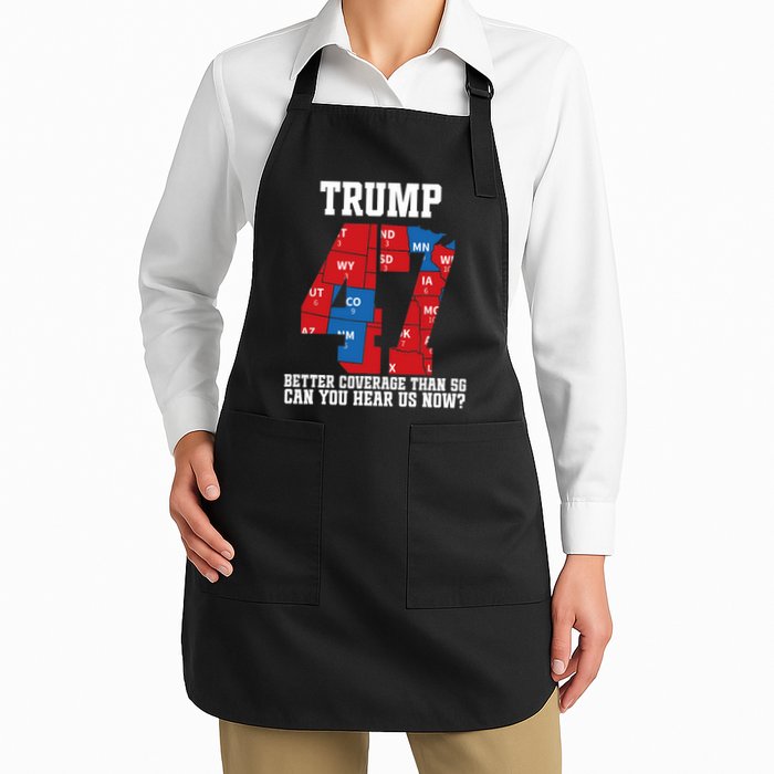 Trump Better Coverage Than 5g Can You Hear Us Now Usa Map Apron