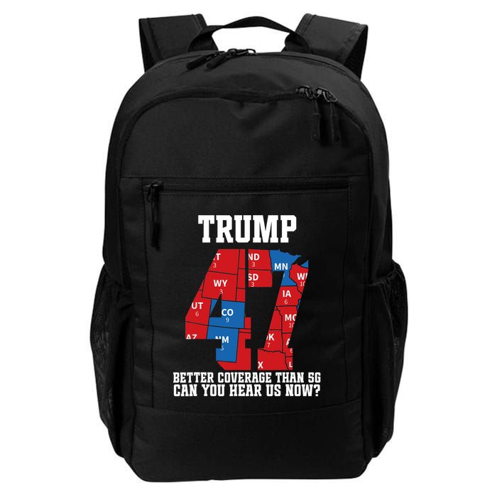 Trump Better Coverage Than 5g Can You Hear Us Now Usa Map Backpack