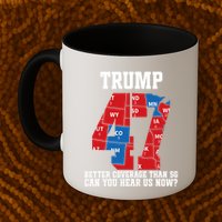 Trump Better Coverage Than 5g Can You Hear Us Now Usa Map Mug