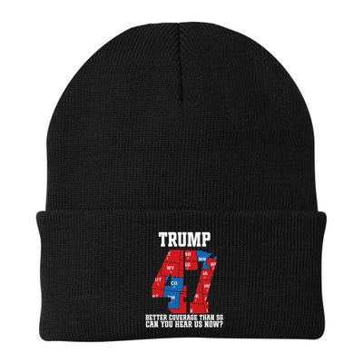 Trump Better Coverage Than 5g Can You Hear Us Now Usa Map Beanie