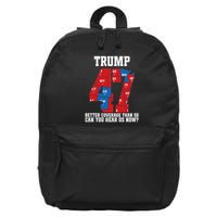 Trump Better Coverage Than 5g Can You Hear Us Now Usa Map 16 in Basic Backpack