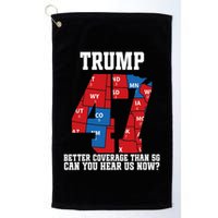 Trump Better Coverage Than 5g Can You Hear Us Now Usa Map Golf Towel