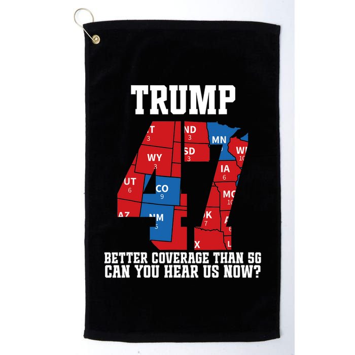 Trump Better Coverage Than 5g Can You Hear Us Now Usa Map Golf Towel