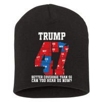 Trump Better Coverage Than 5g Can You Hear Us Now Usa Map Short Acrylic Beanie