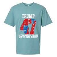 Trump Better Coverage Than 5g Can You Hear Us Now Usa Map Sueded Cloud Jersey T-Shirt