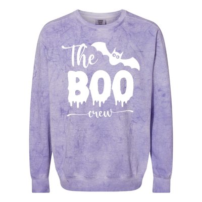 The Boo Crew Haloween Matching Colorblast Crewneck Sweatshirt