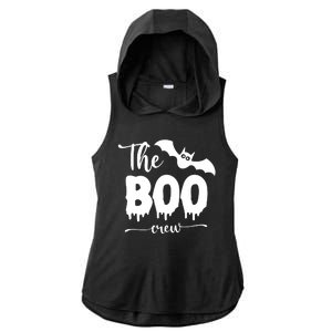 The Boo Crew Haloween Matching Ladies PosiCharge Tri-Blend Wicking Draft Hoodie Tank