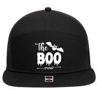 The Boo Crew Haloween Matching 7 Panel Mesh Trucker Snapback Hat