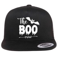 The Boo Crew Haloween Matching Flat Bill Trucker Hat