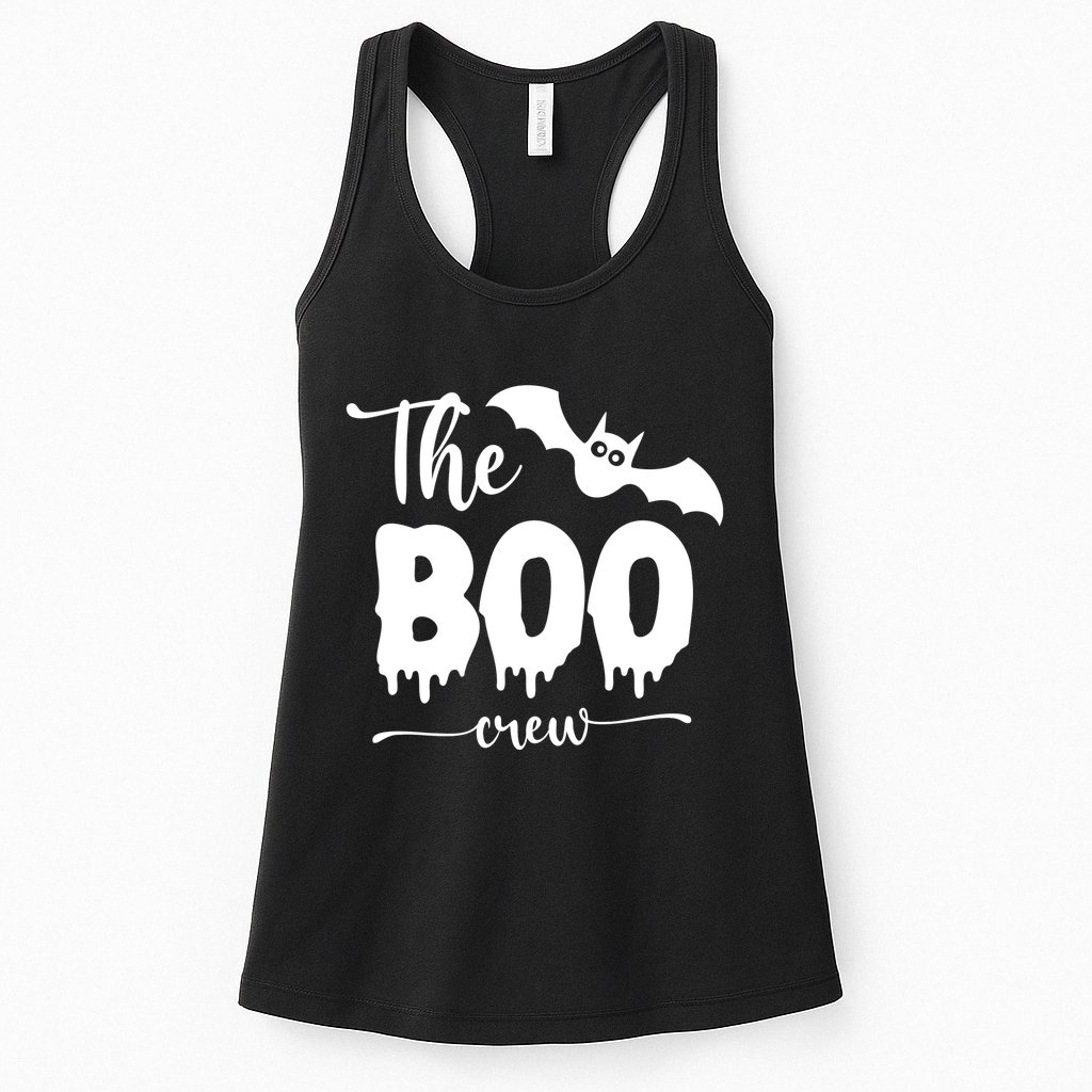 The Boo Crew Haloween Matching Womens Tank Top