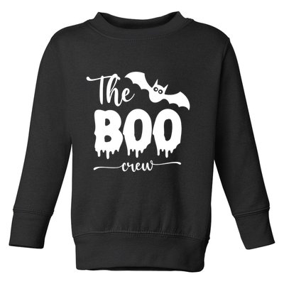 The Boo Crew Haloween Matching Toddler Sweatshirt
