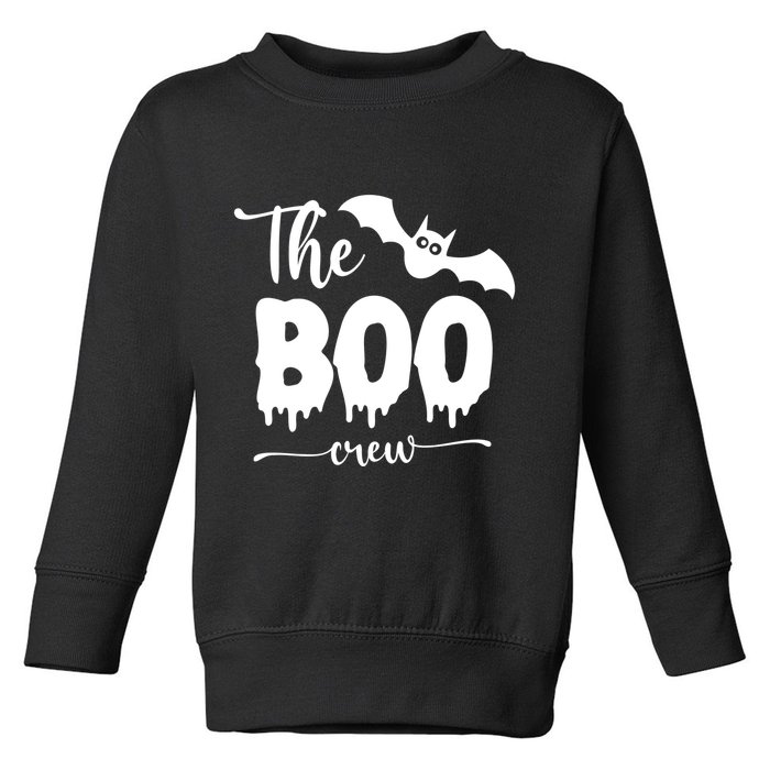 The Boo Crew Haloween Matching Toddler Sweatshirt