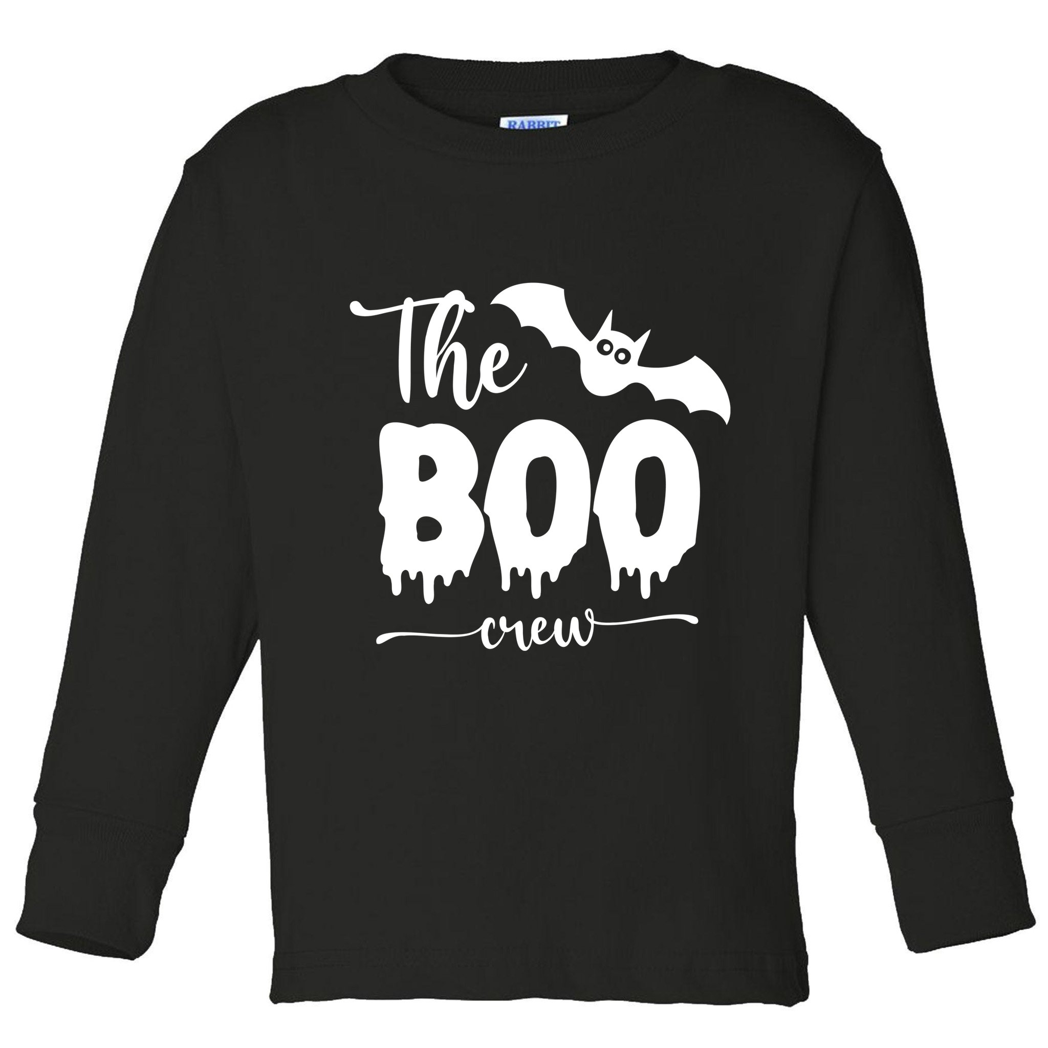 The Boo Crew Haloween Matching Toddler Long Sleeve Shirt