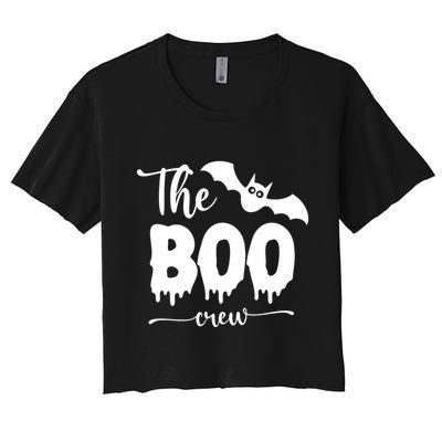 The Boo Crew Haloween Matching Crop Top