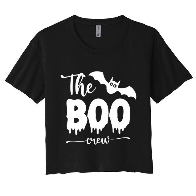 The Boo Crew Haloween Matching Crop Top