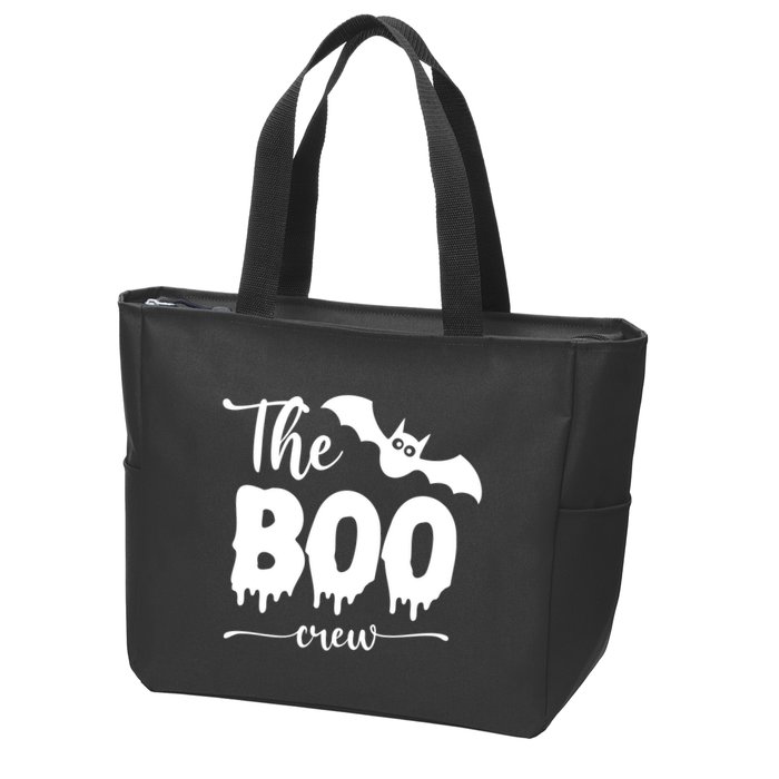 The Boo Crew Haloween Matching Zip Tote Bag