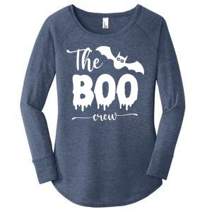 The Boo Crew Haloween Matching Women's Perfect Tri Tunic Long Sleeve Shirt