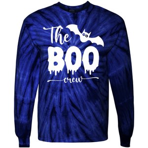 The Boo Crew Haloween Matching Tie-Dye Long Sleeve Shirt